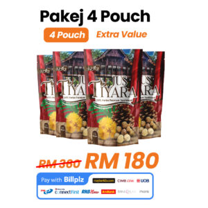 4 POUCH JUS TIYARA + FREE HOT CREAM
